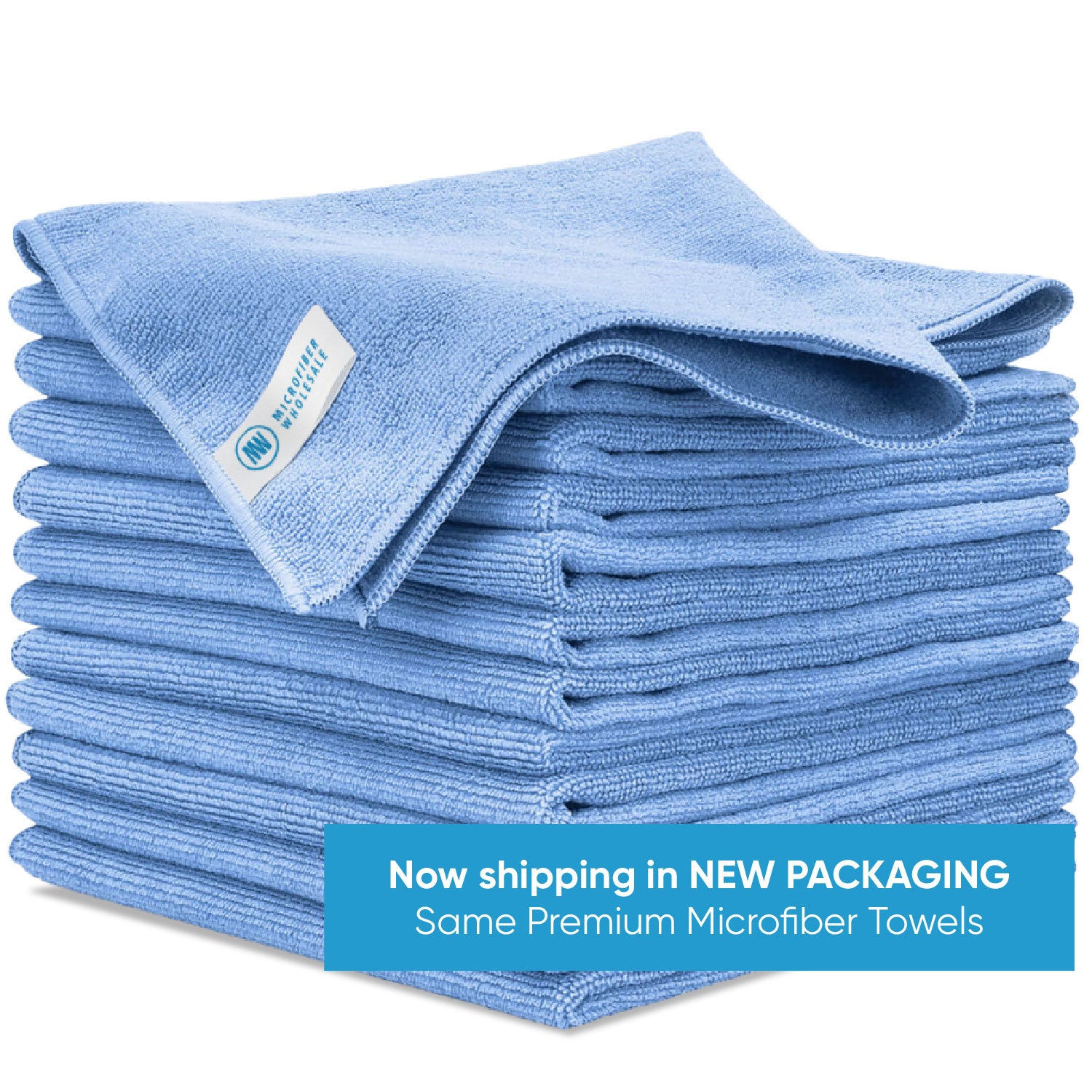 Microfiber Wholesale 16 x 16 MW Pro Multi Surface Microfiber Towels (Blue, Green, Red, Yellow)